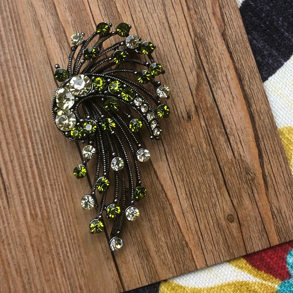 Vintage Rhinestone Pin/Pendant - Picture 6 of 7